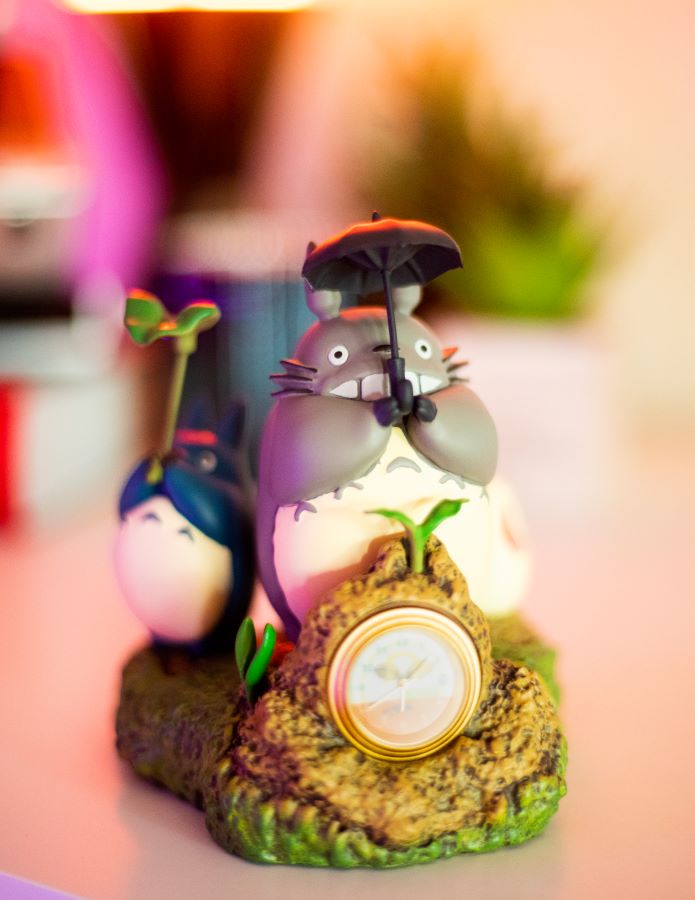 Totoro Dondoko Dance Statue Desk Clock My Neighbor Totoro | Studio