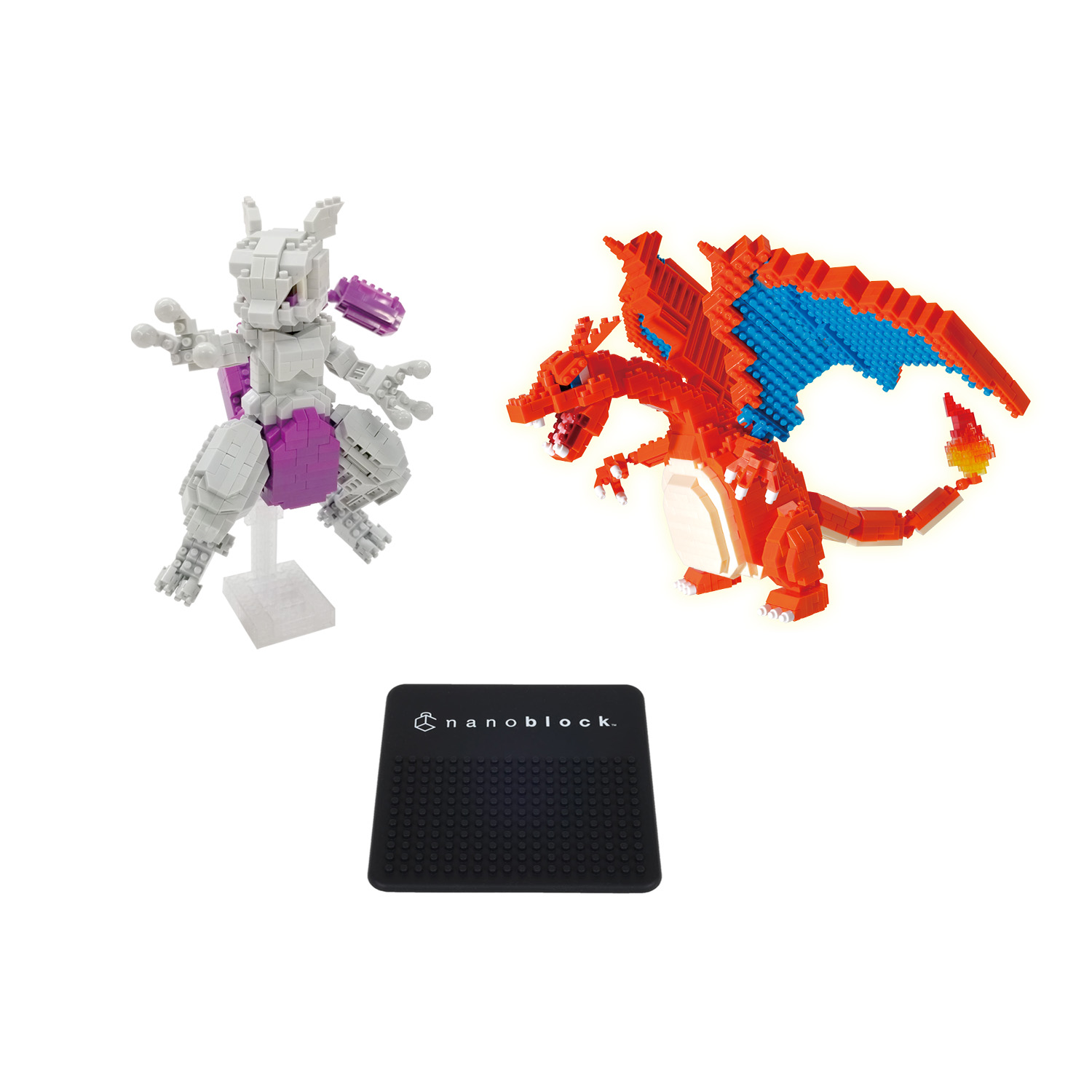 nanoblock Bundle: Pokémon - DX Series (Charizard and Mewtwo