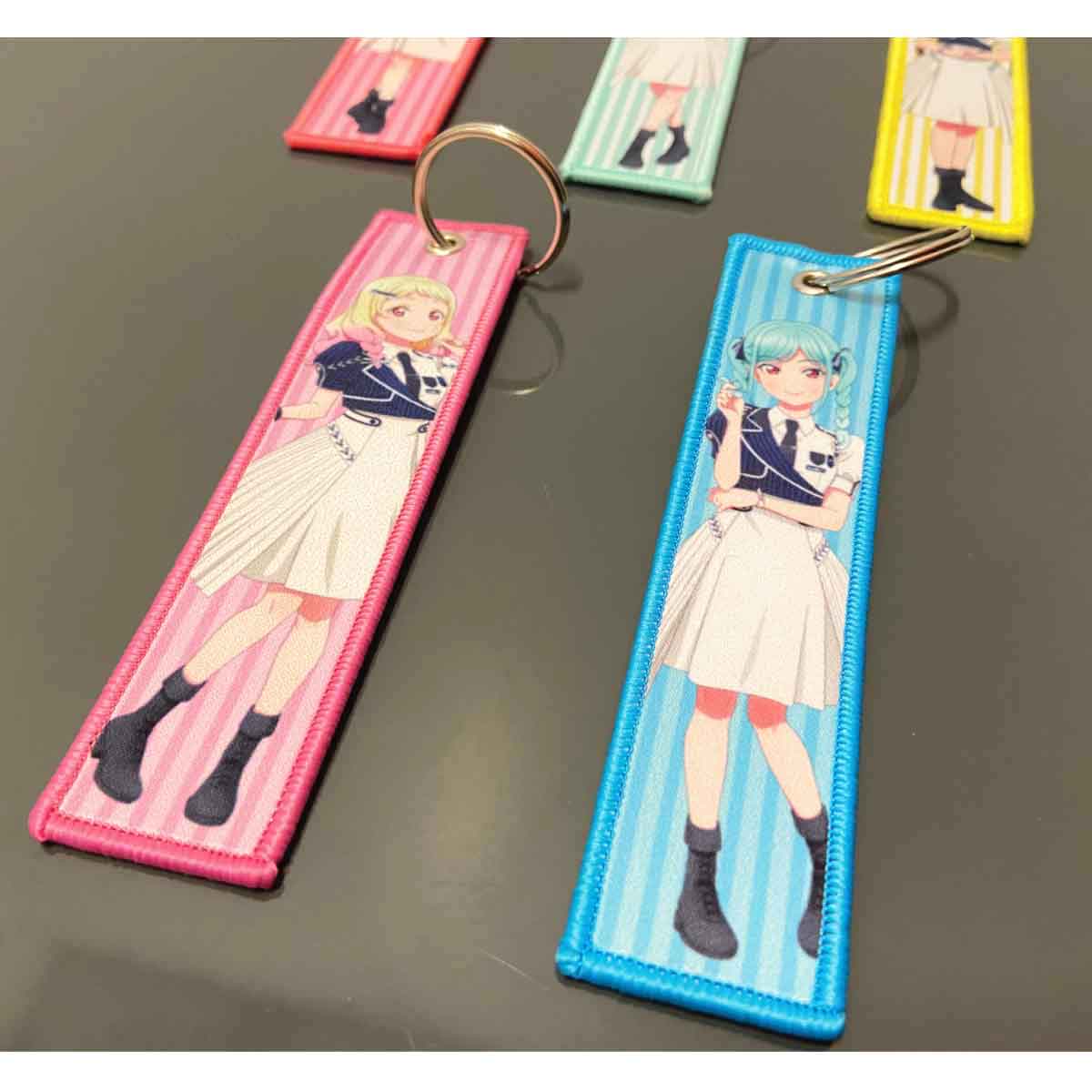 Love Live! Superstar!! Flight tag keychain 5 styles 5yncri5e! set