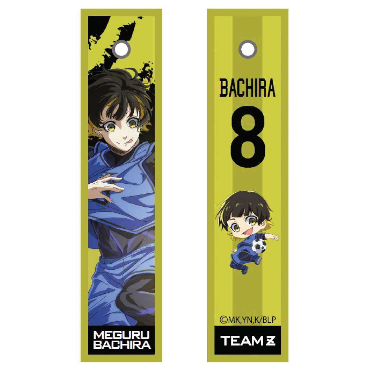 BLUE LOCK Flight tag keychain 7 styles set (Isagi, Bachira