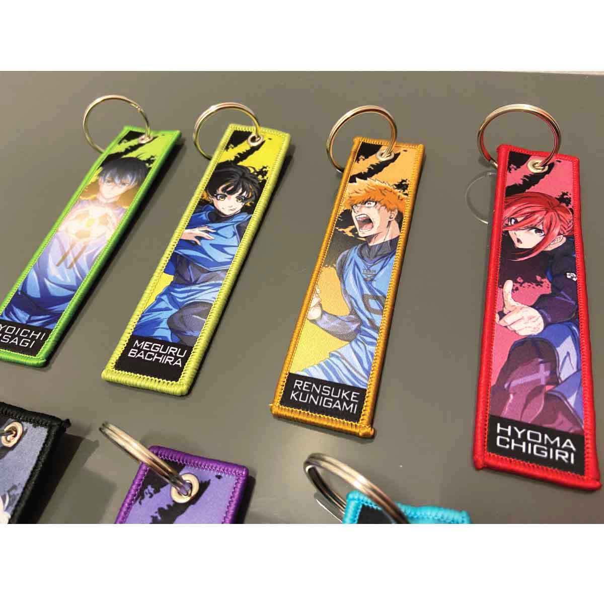 BLUE LOCK Flight tag keychain 7 styles set (Isagi, Bachira