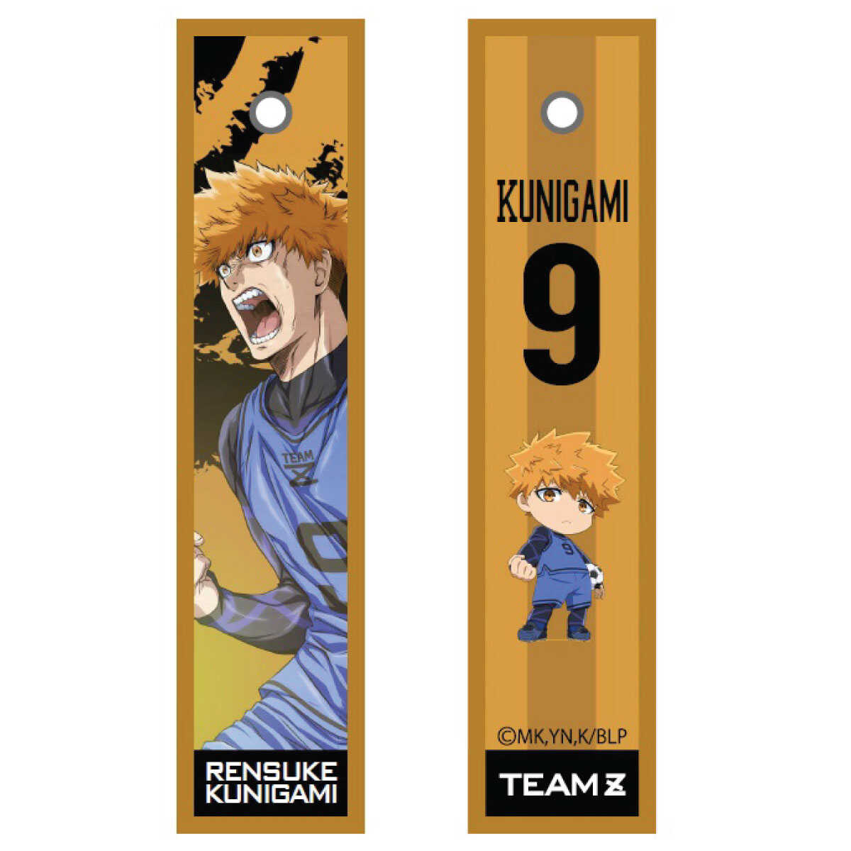 BLUE LOCK Flight tag keychain 7 styles set (Isagi, Bachira