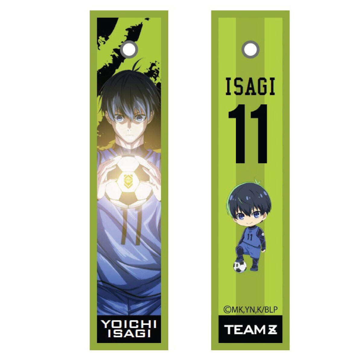 BLUE LOCK Flight tag keychain 7 styles set (Isagi, Bachira