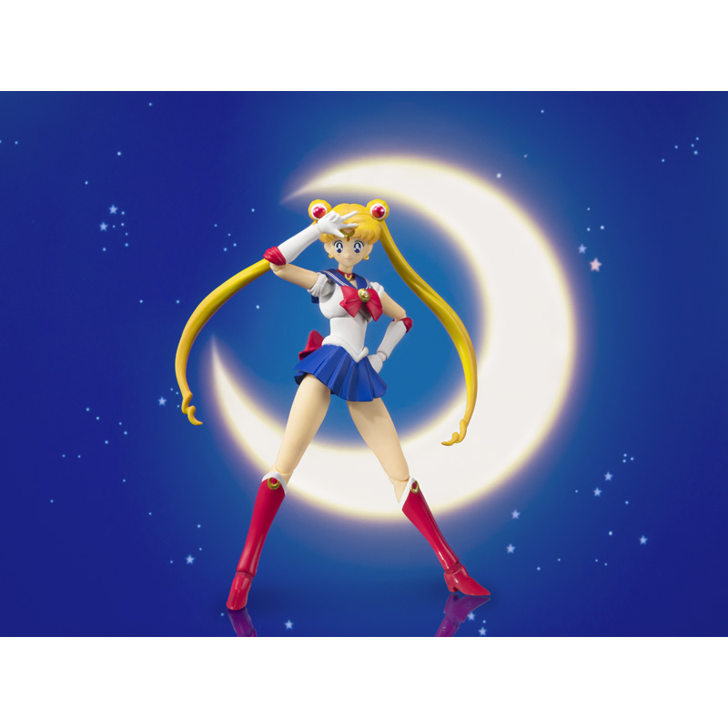 Figurine Super Sailor Moon SH Figuarts Bandai Tamashii - Occasion, PVC, Emballage Ouvert - Pretty Guardian