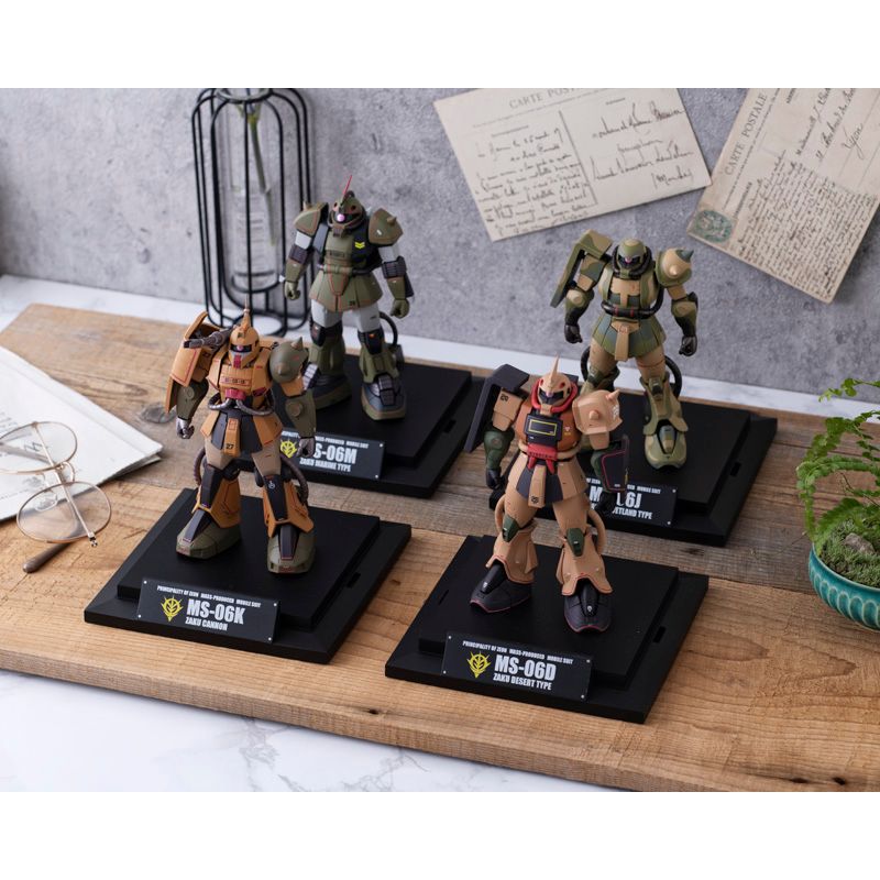 Gundam Model Kit Japan Import Ready Stock] Bandai HG1/144 MS-06K ZAKU CANNON GUNDAM Series PB Bandai Gundam Model Kit