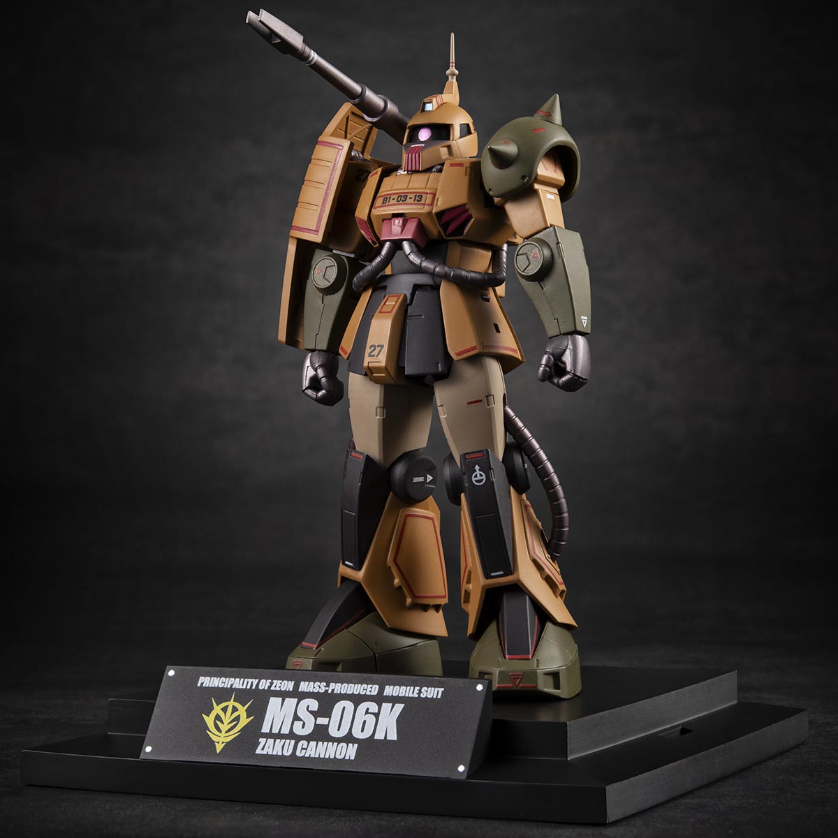 ロボット BANDAI MS-06K ZAKU CANNON ROBOT SPIRITS < SIDE MS > MS-06K ZAKU CANNON ver. A.N.I.M.E.