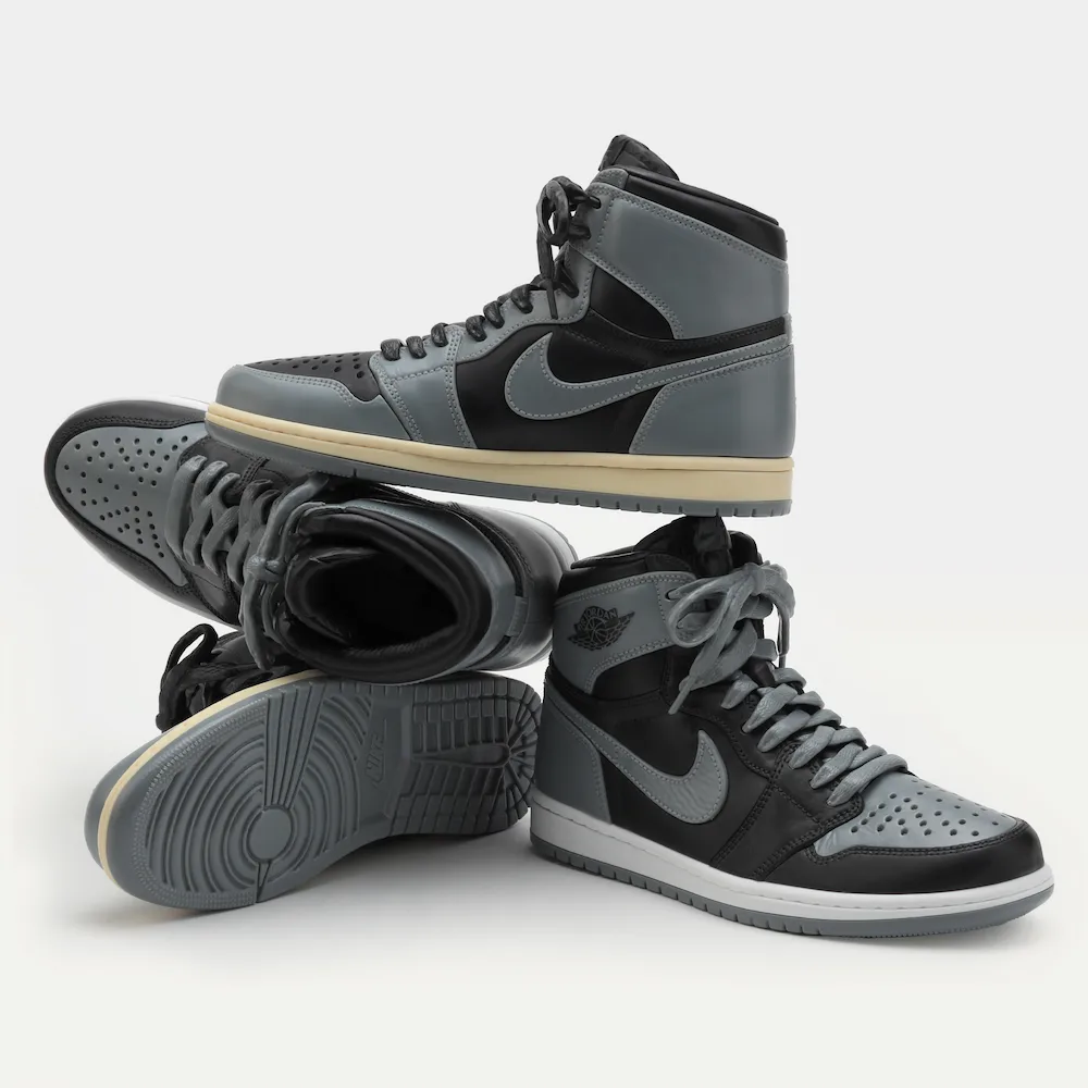 NIKE AIR JORDAN 1 HIGH 85 SHADOW AND REVERSE SHADOW MODEL
