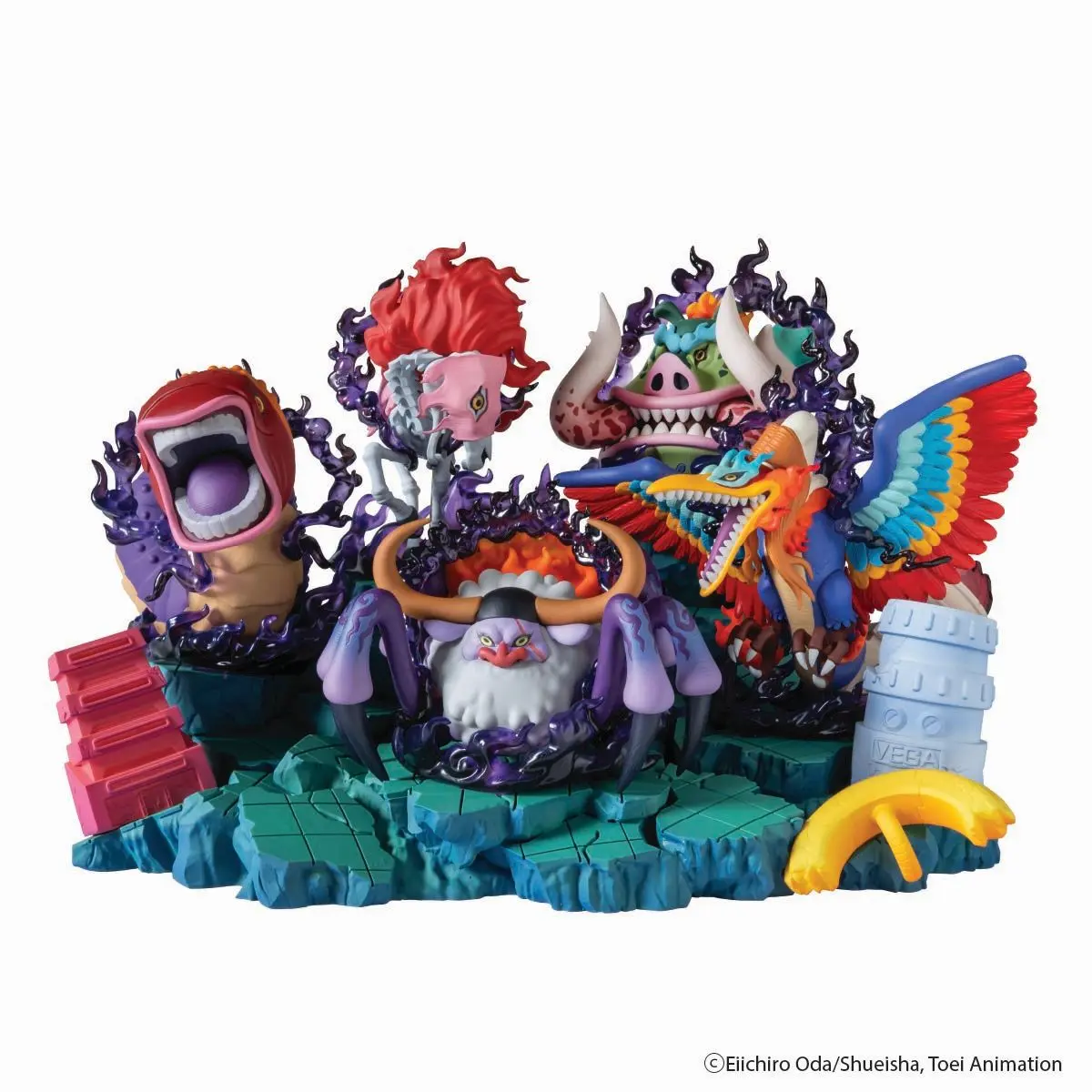 ONE PIECE WORLD COLLECTABLE FIGURE PREMIUM MONKEY D.LUFFY VS FIVE