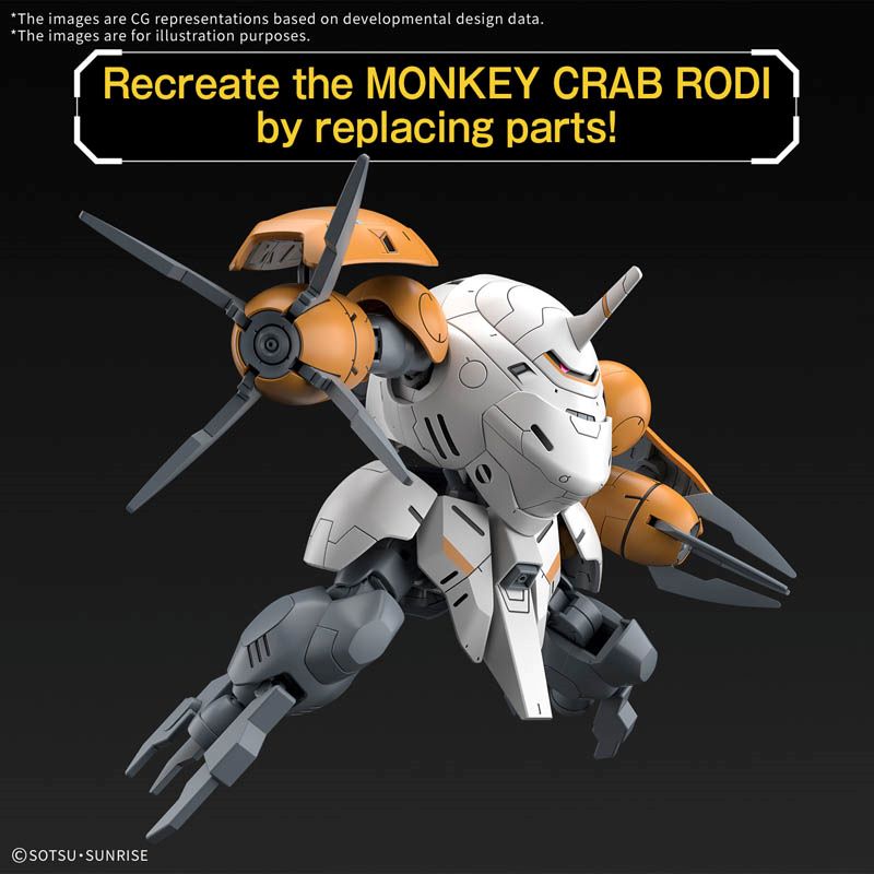 HG 1/144 598'S MONKEY RODI / MONKEY CRAB RODI | GUNDAM | PREMIUM