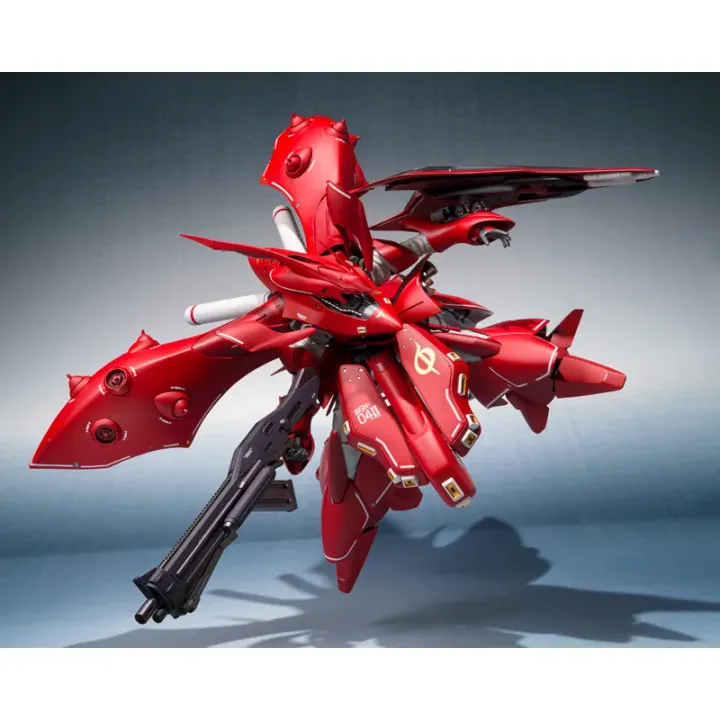 ROBOT魂 Nightingale Exclusive Edition – tampilan depan figuran besar dengan warna merah matte dua-tone