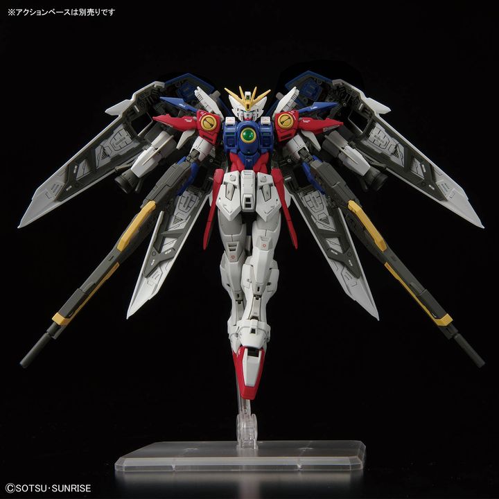 RG 1/144 Wing Gundam Zero - tampilan Neo Bird Mode dari atas