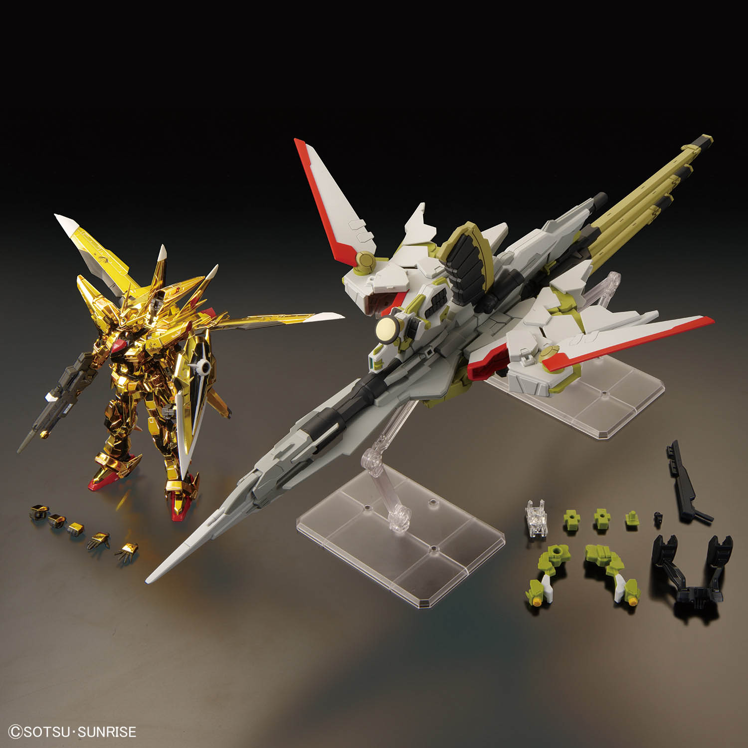 RG 1/144 THE GUNDAM BASE LIMITED AKATSUKI GUNDAM OOWASHI unit & HG