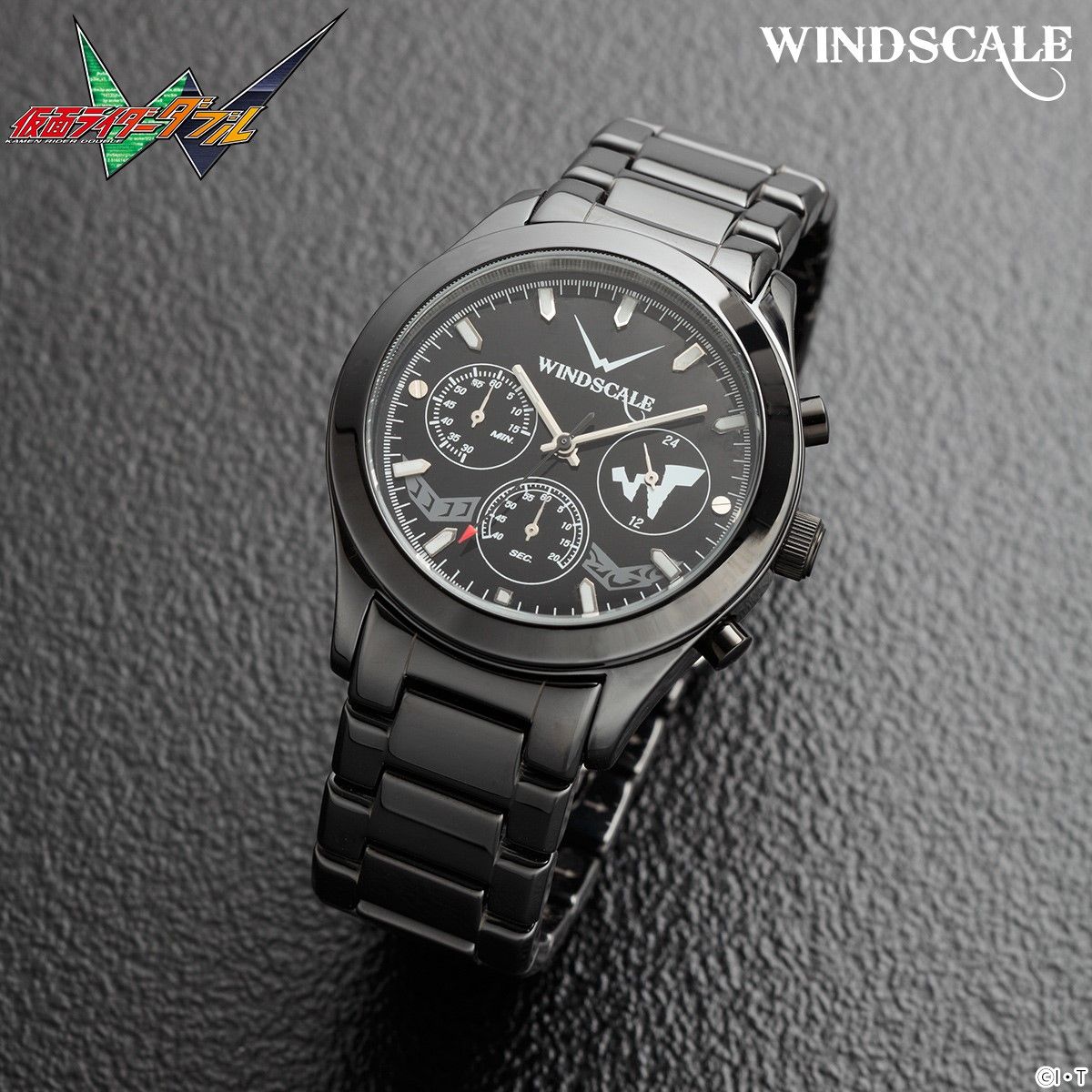 仮面ライダーW　ダブル　クロノグラフ　腕時計　WIND SCALE Kamen Rider W Windscale Chronograph Watch | Kamen Rider | PREMIUM