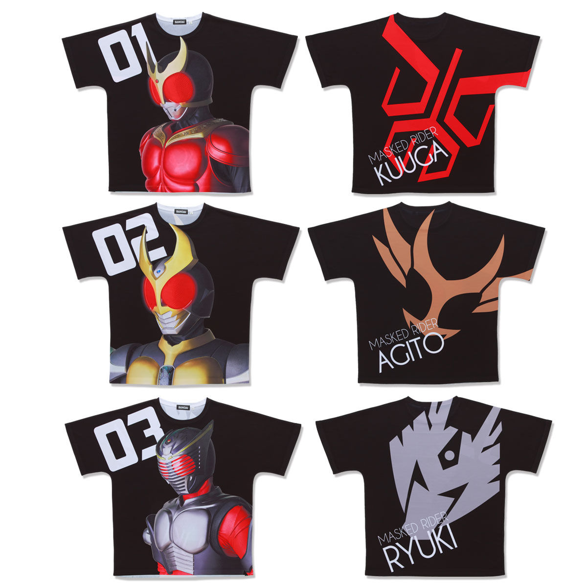 Heisei Kamen Rider 20th Anniversary All-Over Print T-shirt