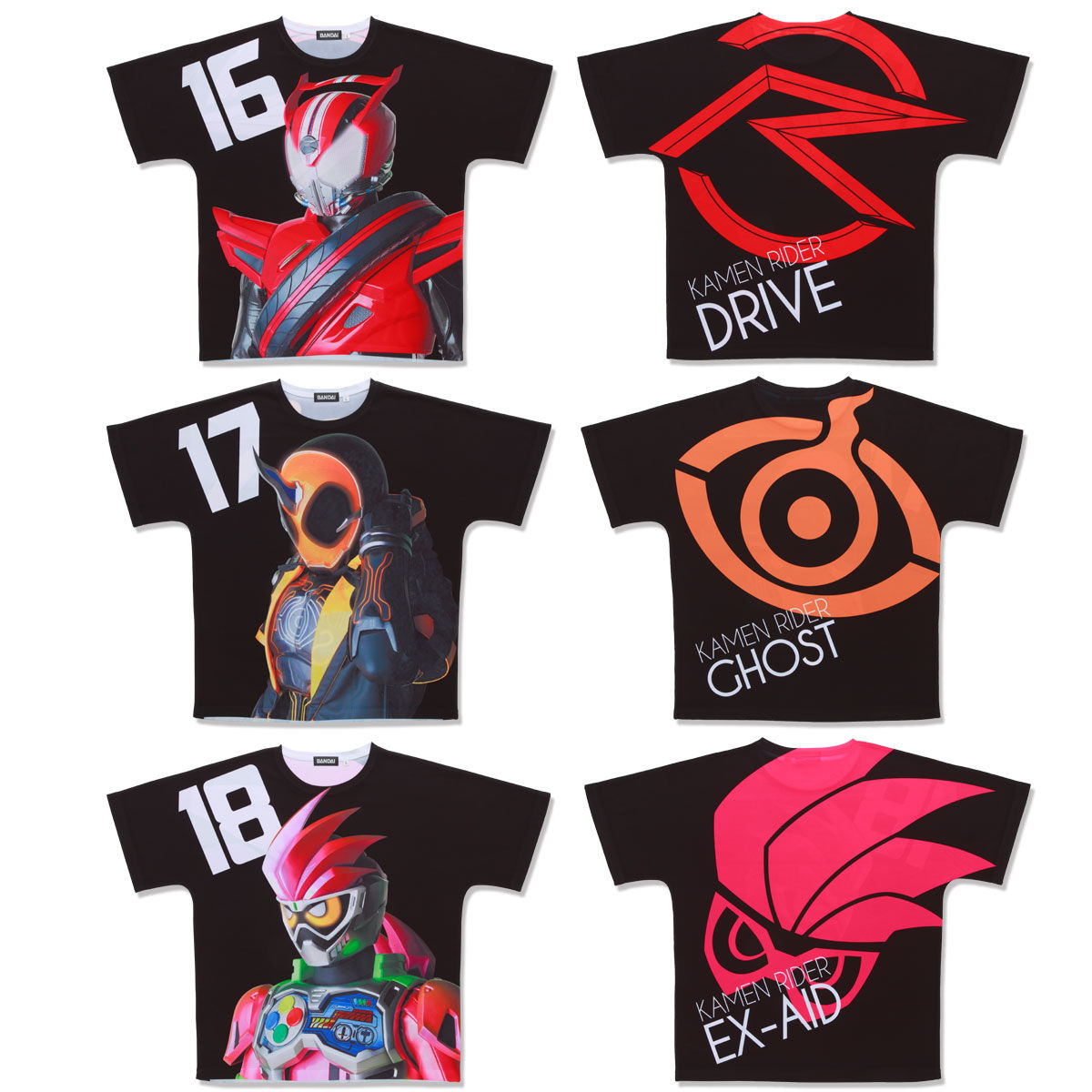 Heisei Kamen Rider 20th Anniversary All-Over Print T-shirt