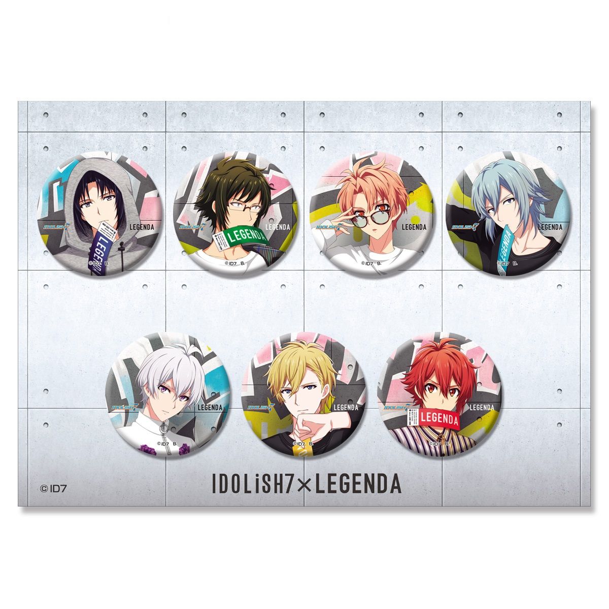 Pin Set—IDOLiSH7/LEGENDA Collaboration | IDOLiSH7 | PREMIUM BANDAI