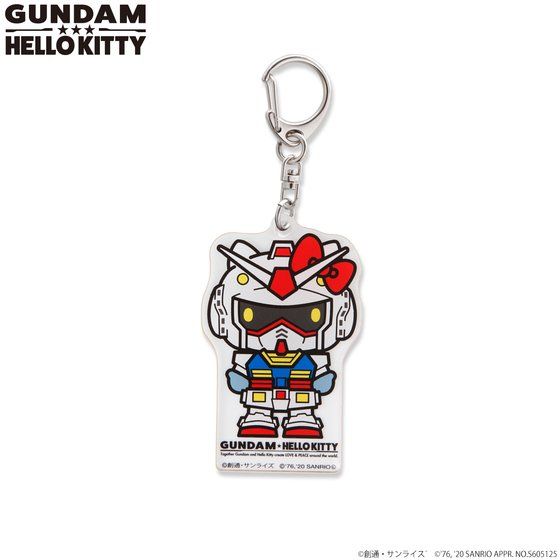 Keychain—Gundam vs Hello Kitty Reconciliation Project | GUNDAM