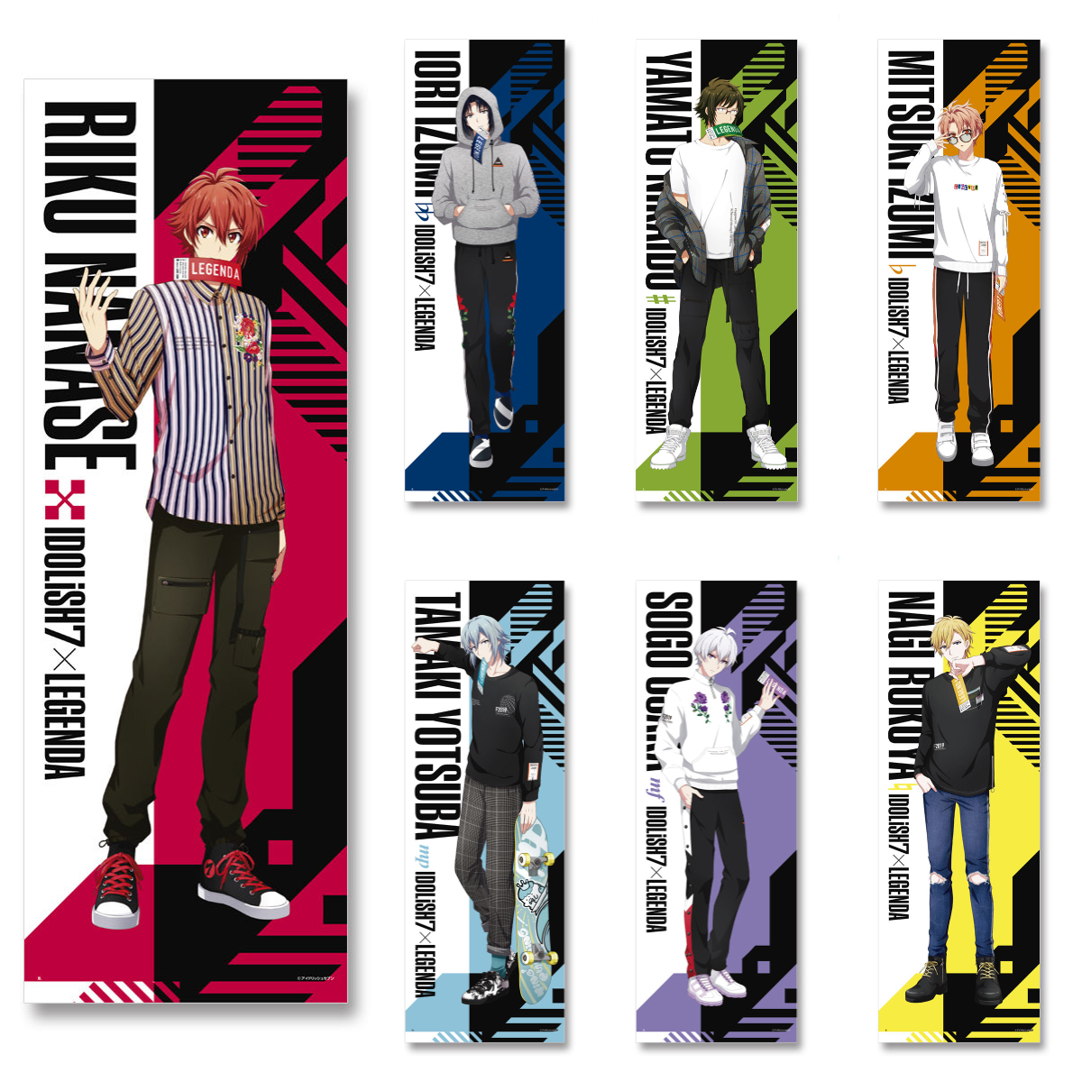 IDOLiSH7 まとめ売り 2-meter Long Towel—IDOLiSH7/LEGENDA Collaboration | IDOLiSH7