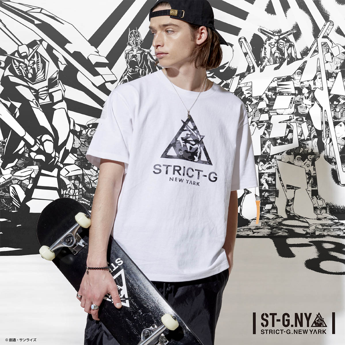 Triangle Logo T-shirt—Mobile Suit Gundam/STRICT-G NEW YARK