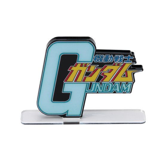 Mobile Suit Gundam Acrylic Logo Display EX (Big Size)
