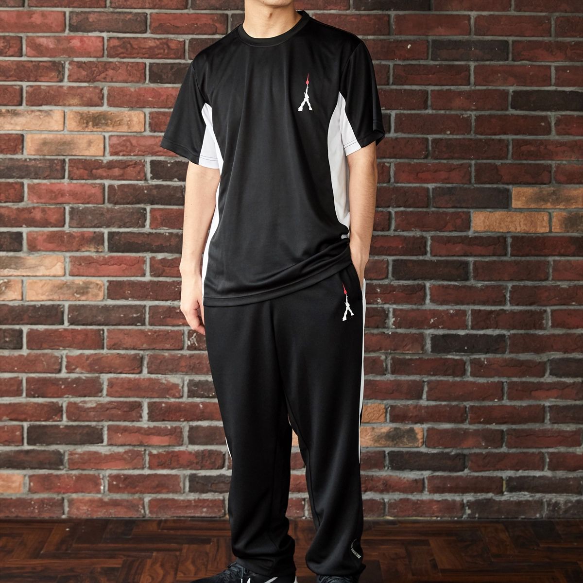 ガンダムTHE LAST SHOOTINGランニングＴシャツＬ＆短パンＬ 機動戦士ガンダム 光るイラストシリーズ Tシャツ THE LAST