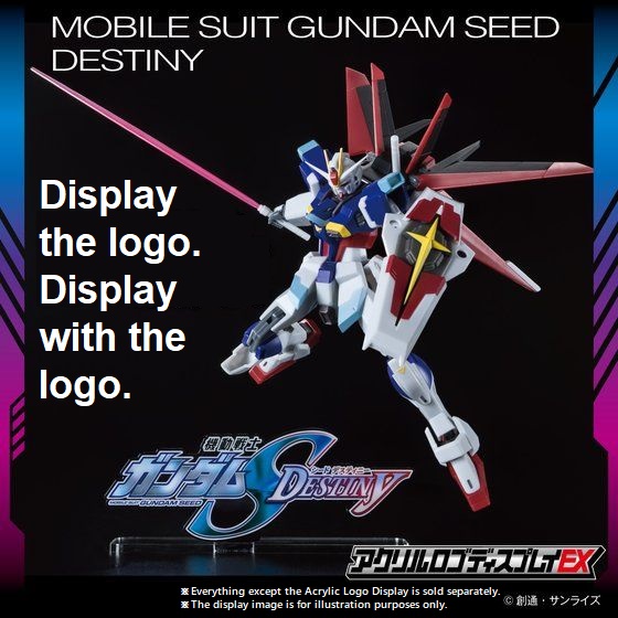 Mobile Suit Gundam SEED DESTINY Acrylic Logo Display EX (Big Size