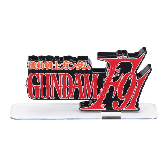 Mobile Suit Gundam F91 Acrylic Logo Display EX