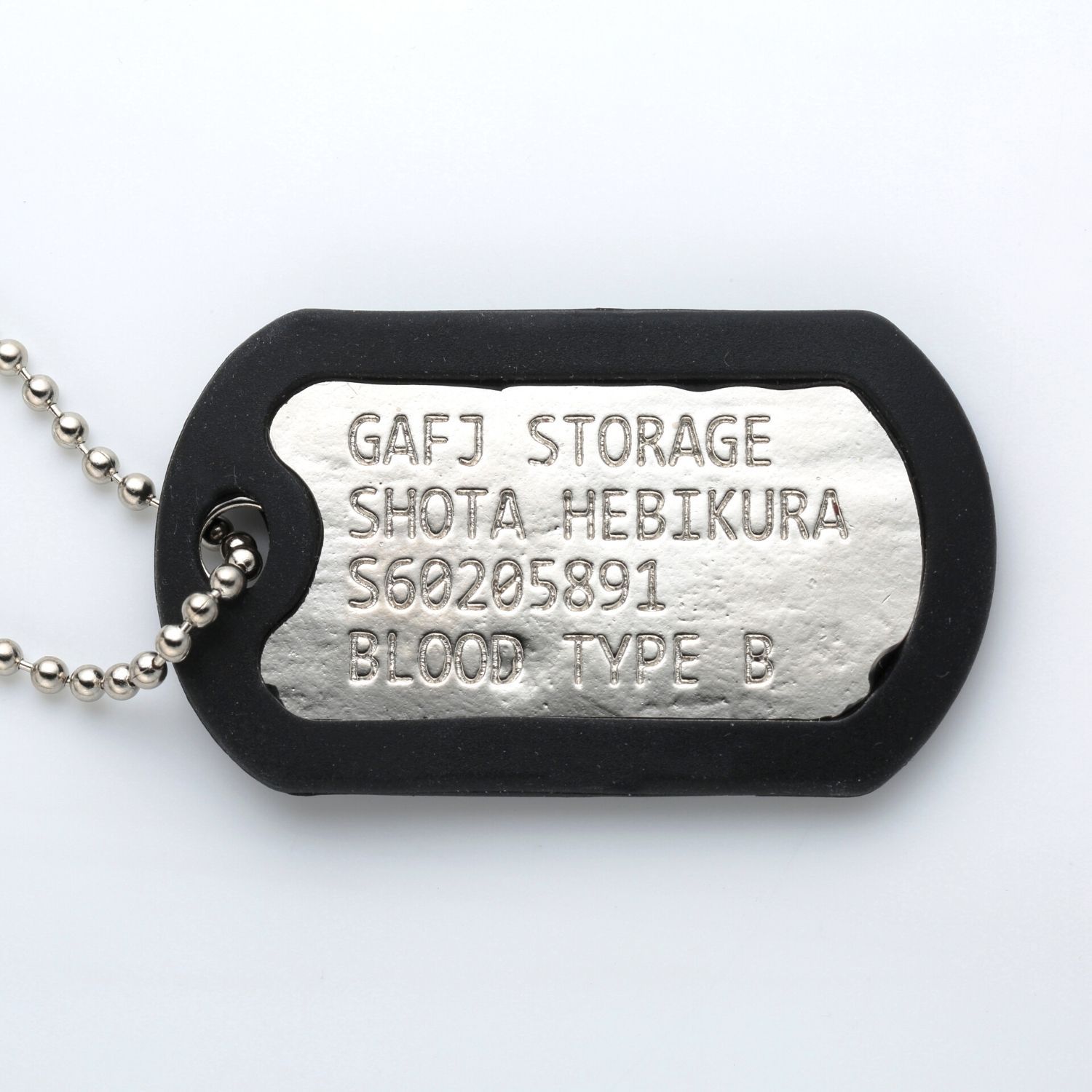 Haruki Natsukawa Dog Tag Pendant Necklace—Ultraman Z | ULTRAMAN