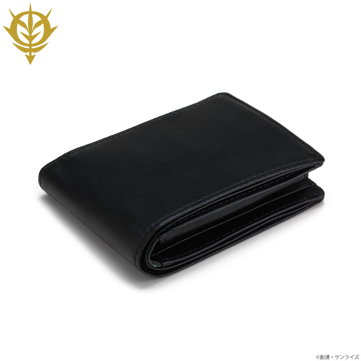 Mobile Suit Gundam Zeon Golden Emblem Bifold Wallet | GUNDAM