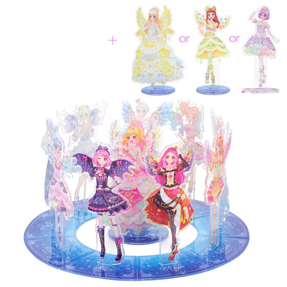 Aikatsu Stars! Star Premium Dresses Acrylic Standee set | AIKATSU