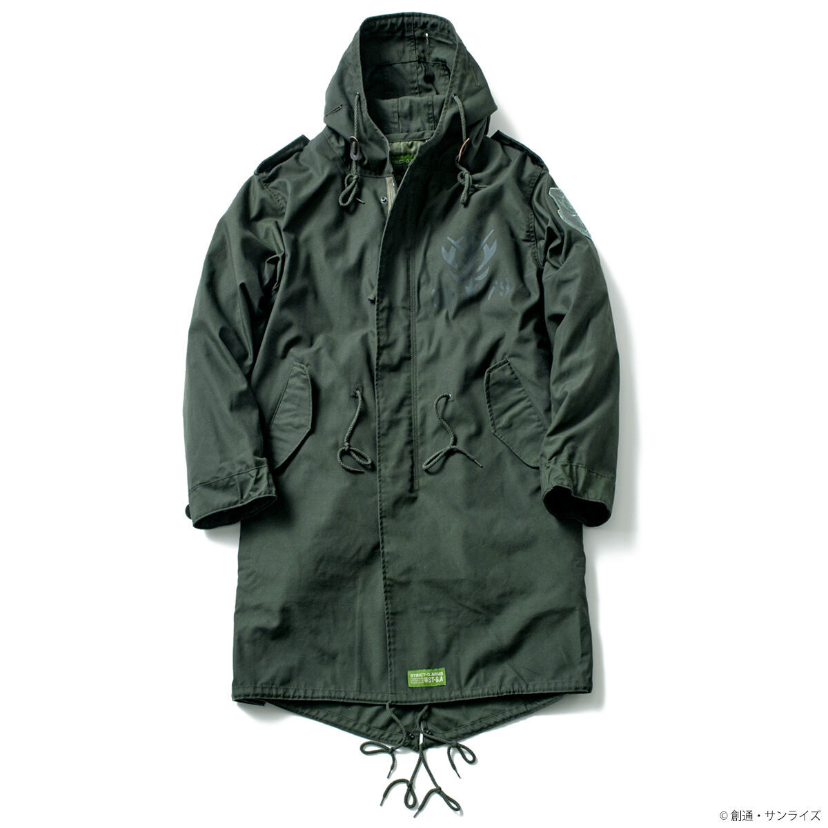 新品即納STRICT-G. ARMSガンダムM-51モッズコートZEON XXL STRICT-G.ARMS『機動戦士ガンダム』M-51 PARKA ZEON FORCES