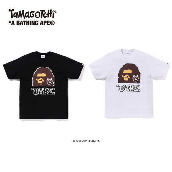 BAPE X TAMAGOTCHI APE HEAD TEE | PREMIUM BANDAI USA [Official