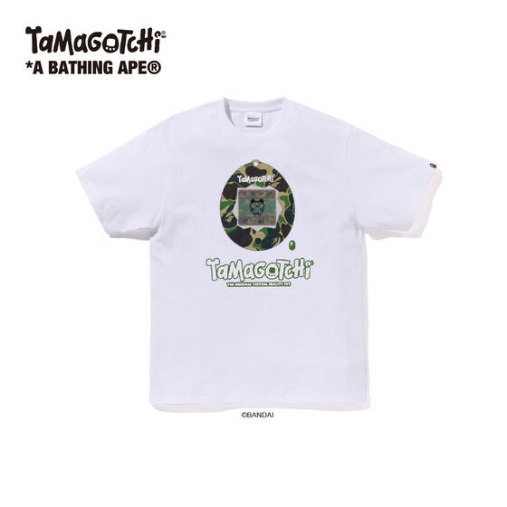 BAPE X TAMAGOTCHI TAMAGOTCHI TEE (CAMO) | PREMIUM BANDAI USA