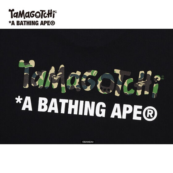 BAPE X TAMAGOTCHI TAMAGOTCHI TEE (CAMO) | PREMIUM BANDAI Taiwan