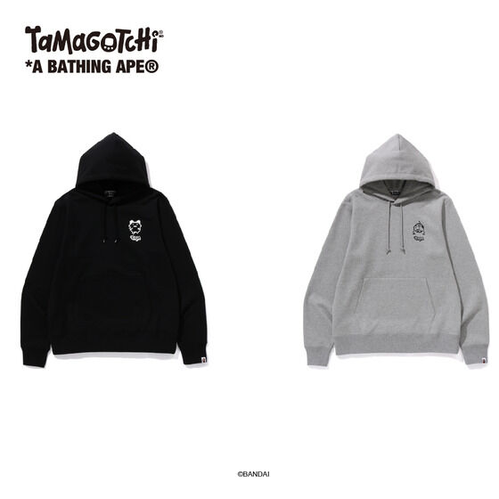 【即日発送】BAPE X TAMAGOTCHI　PULLOVER HOODIE 優惠價>BAPE X TAMAGOTCHI PULLOVER HOODIE | PREMIUM BANDAI 台灣
