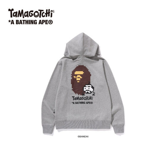 【即日発送】BAPE X TAMAGOTCHI　PULLOVER HOODIE 優惠價>BAPE X TAMAGOTCHI PULLOVER HOODIE | PREMIUM BANDAI 台灣