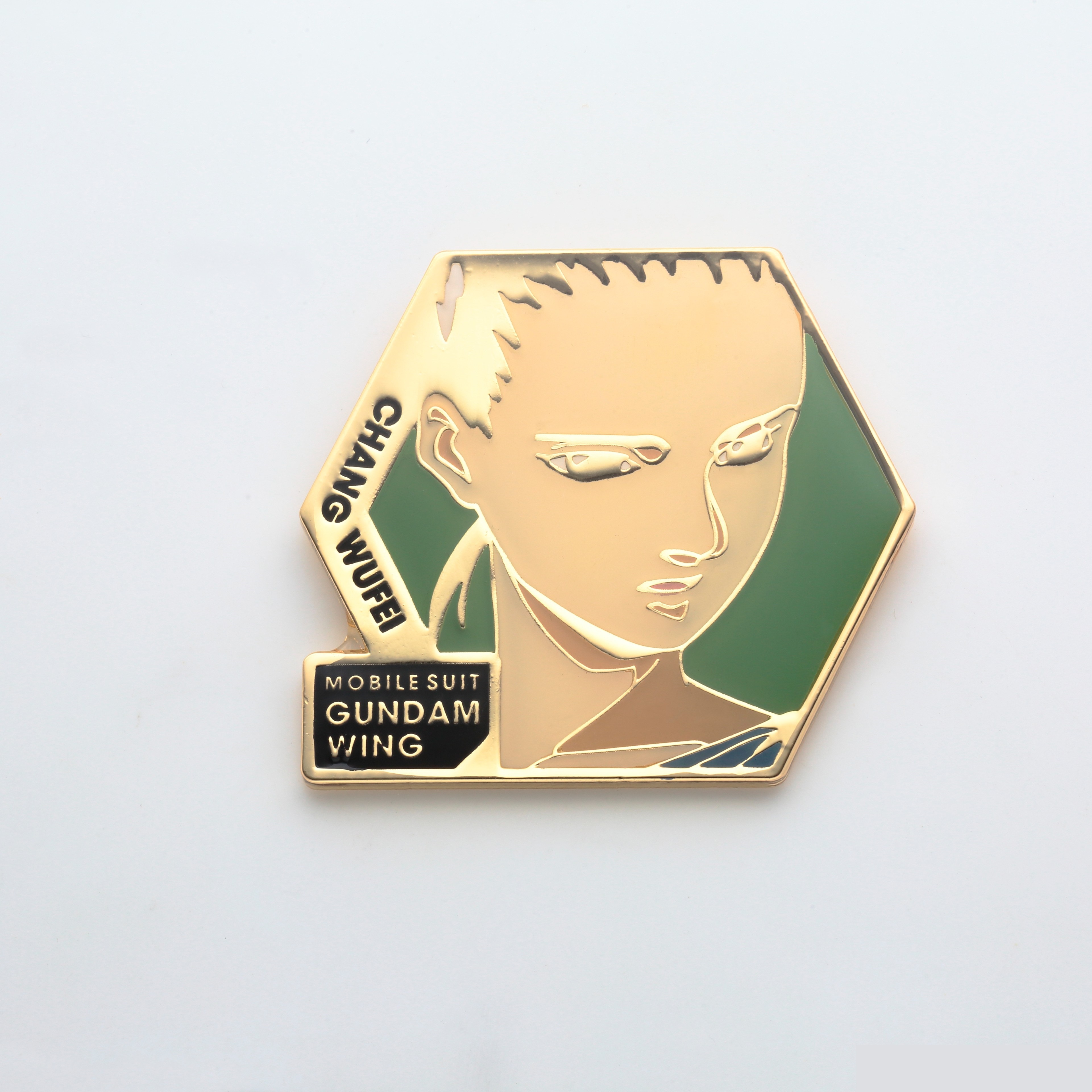 gd グルダン バッヂ Premium Bandai Limited】 STRICT-G Mobile Suit Gundam Wing Pin