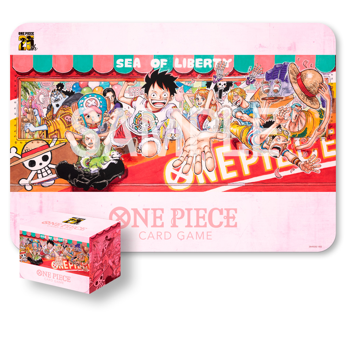 ONE PIECE CARD GAME Playmat and Card Case Set -25th Edition- | ONE