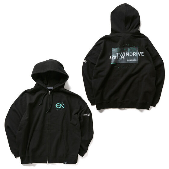 Twin Drive System Oversized Hoodie—Mobile Suit Gundam 00/STRICT-G