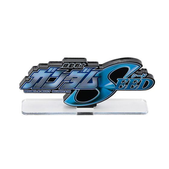 Mobile Suit Gundam SEED Acrylic Logo Display EX (Big Size)