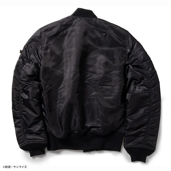 STRICT-G x ALPHA Mobile Suit Gundam Zeon MA-1 Jacket | GUNDAM