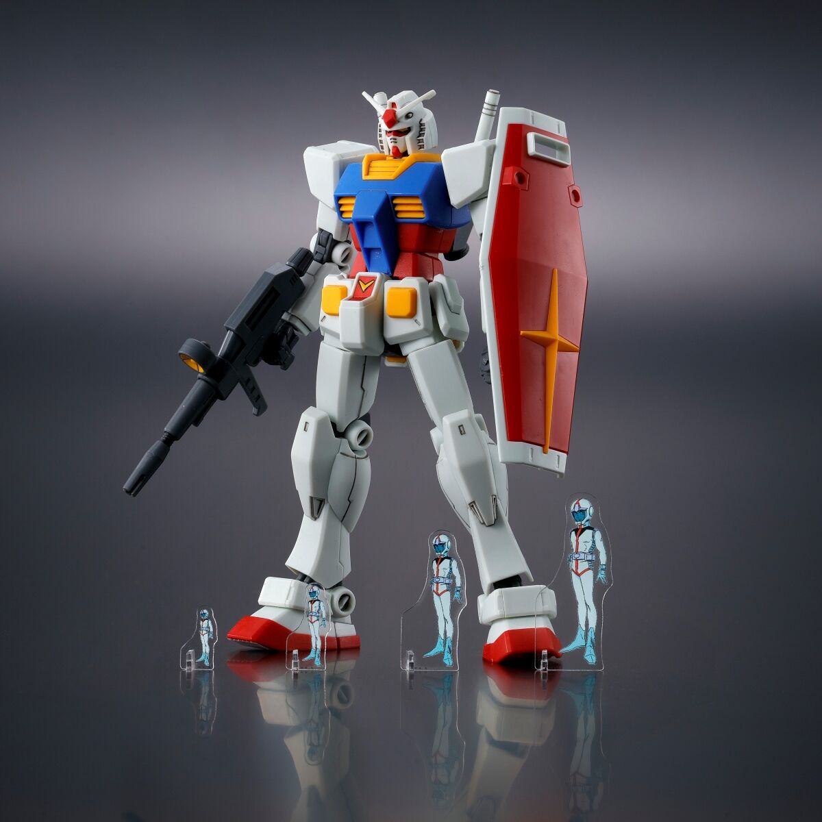 Mobile Suit Gundam Mini Acrylic Series Acrylic Stand 4 size set