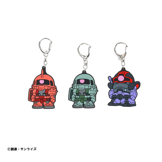 STRICT-G Mobile Suit Gundam MS-06F Rubber Keychain | GUNDAM