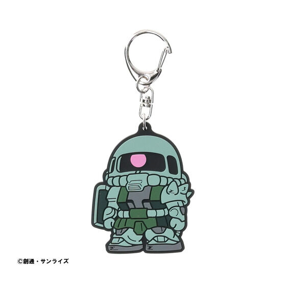 STRICT-G Mobile Suit Gundam MS-06F Rubber Keychain | GUNDAM