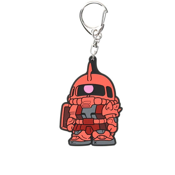 STRICT-G Mobile Suit Gundam MS-06S Rubber Keychain | GUNDAM