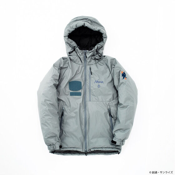 STRICT-G x NANGA Mobile Suit Gundam AURORA TEX Down Jacket