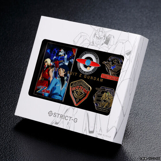 STRICT-G Mobile Suit Zeta Gundam Pin Set | PREMIUM BANDAI USA