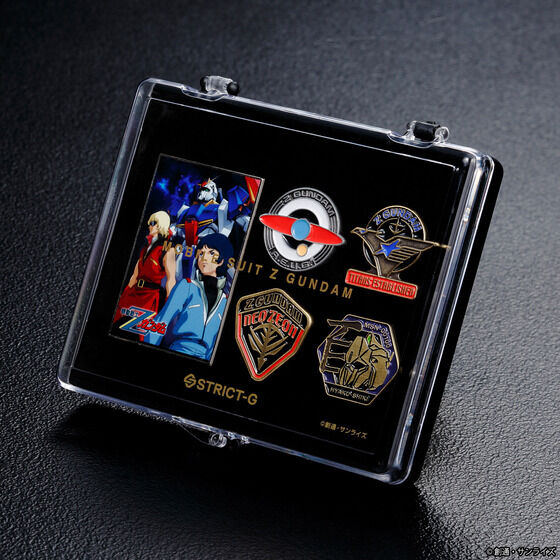 STRICT-G Mobile Suit Zeta Gundam Pin Set | PREMIUM BANDAI USA