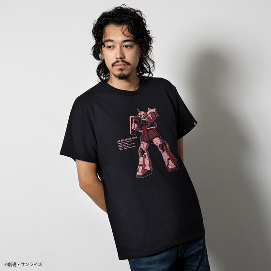 STRICT-G Mobile Suit Gundam MS pattern T-shirt MS-06S | GUNDAM