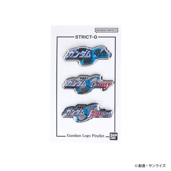 STRICT-G Title Logo Pins Set C 